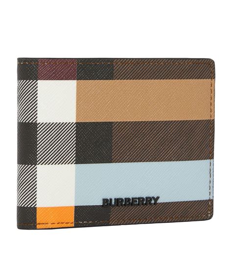 the trench leather international bifold from burberry|Check Slim Bifold Wallet in Charcoal .